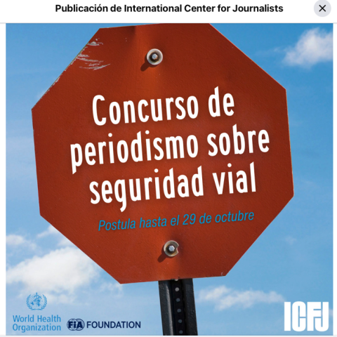 Convocatoria a Concurso de Periodismo sobre Seguridad Vial